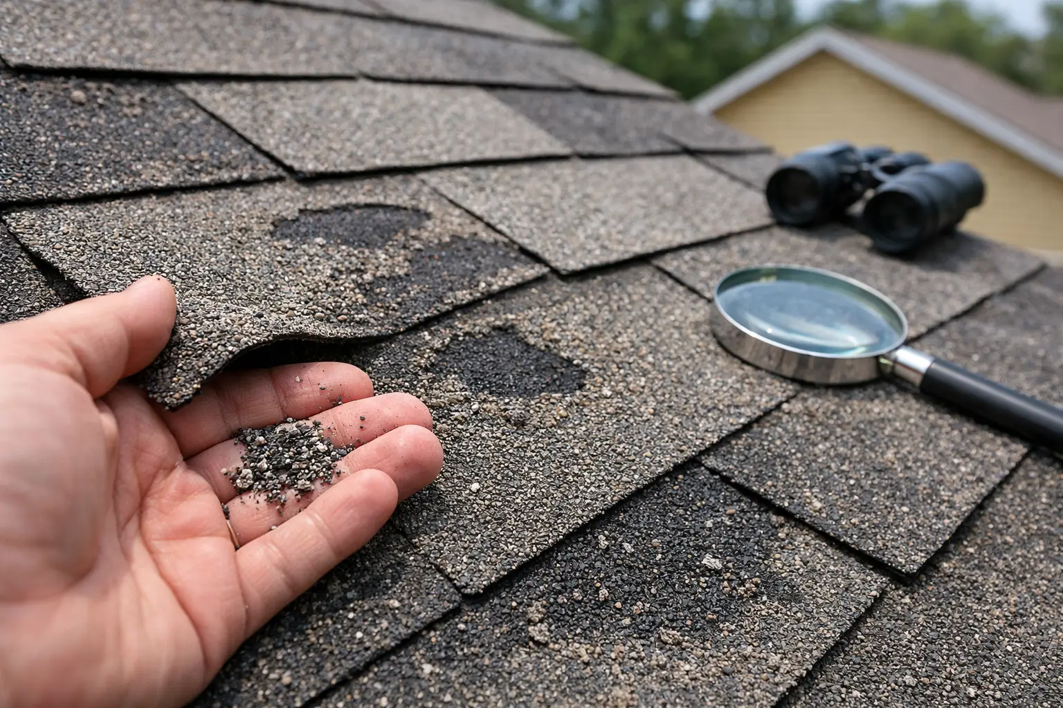 Shingle Granule Loss Meaning and When to Worry