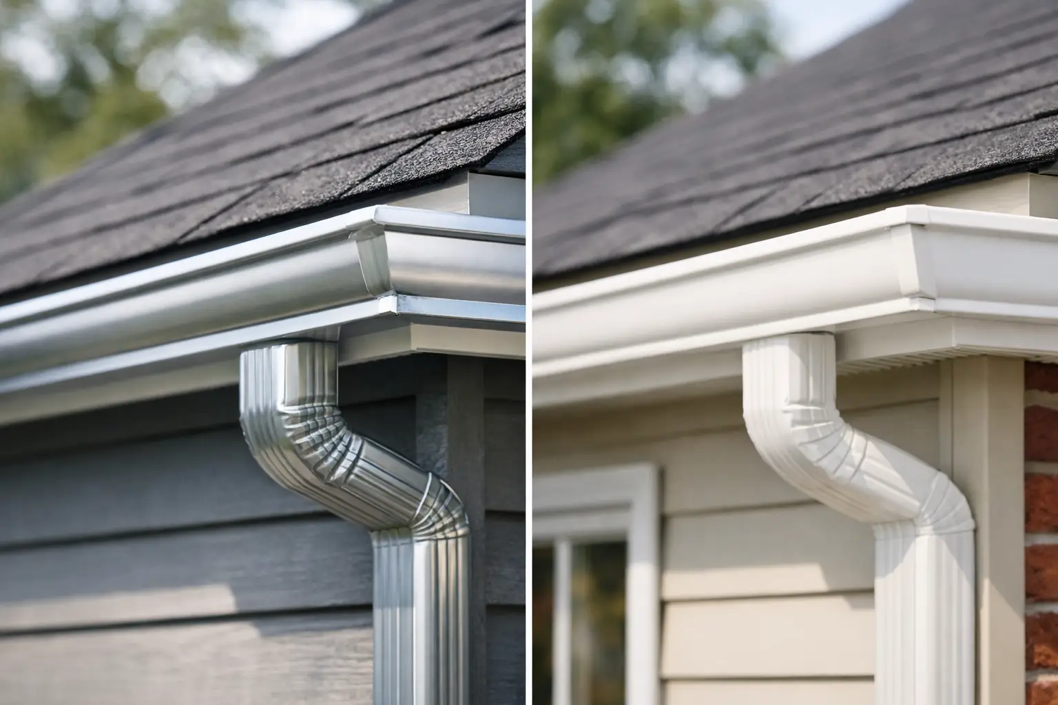 Aluminum Gutters Versus Vinyl for NY Homes