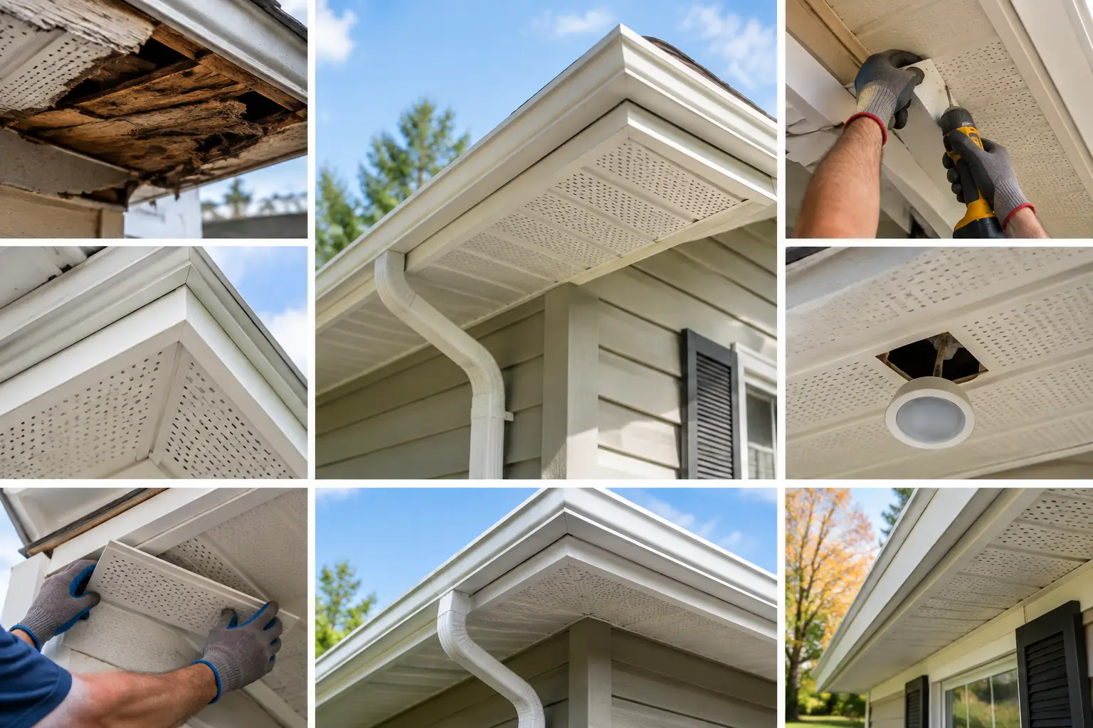 7 Soffit Repair Examples for Central NY Homes