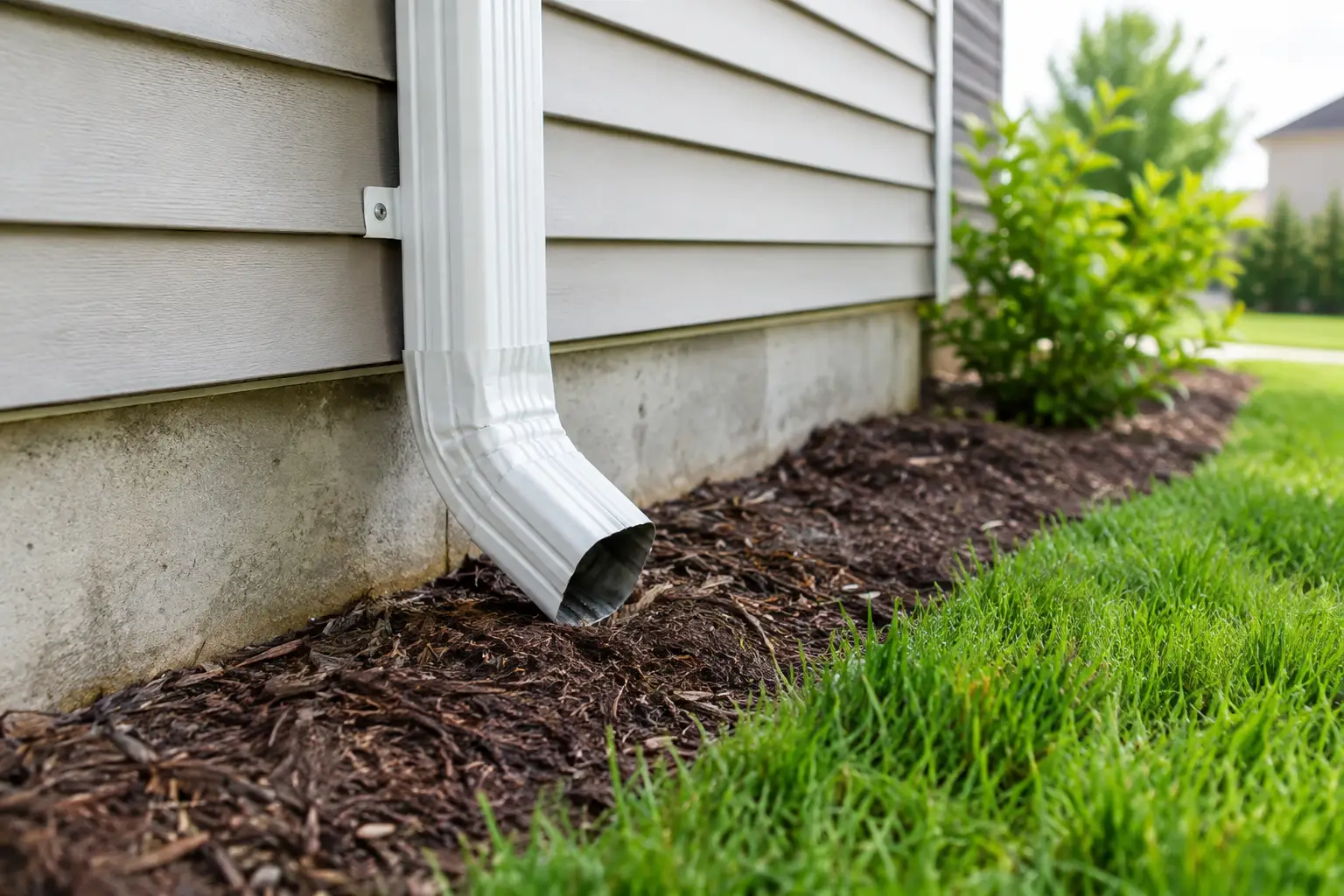 Should Gutters Drain Near Your Foundation?
